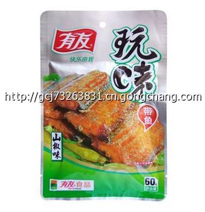 重慶特產(chǎn)批發(fā) 有友玩味帶魚山椒味，健康美味的水產(chǎn)品零食選擇